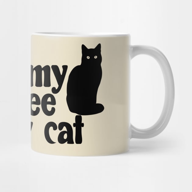 Black Coffee Black Cat by Miozoto_Design